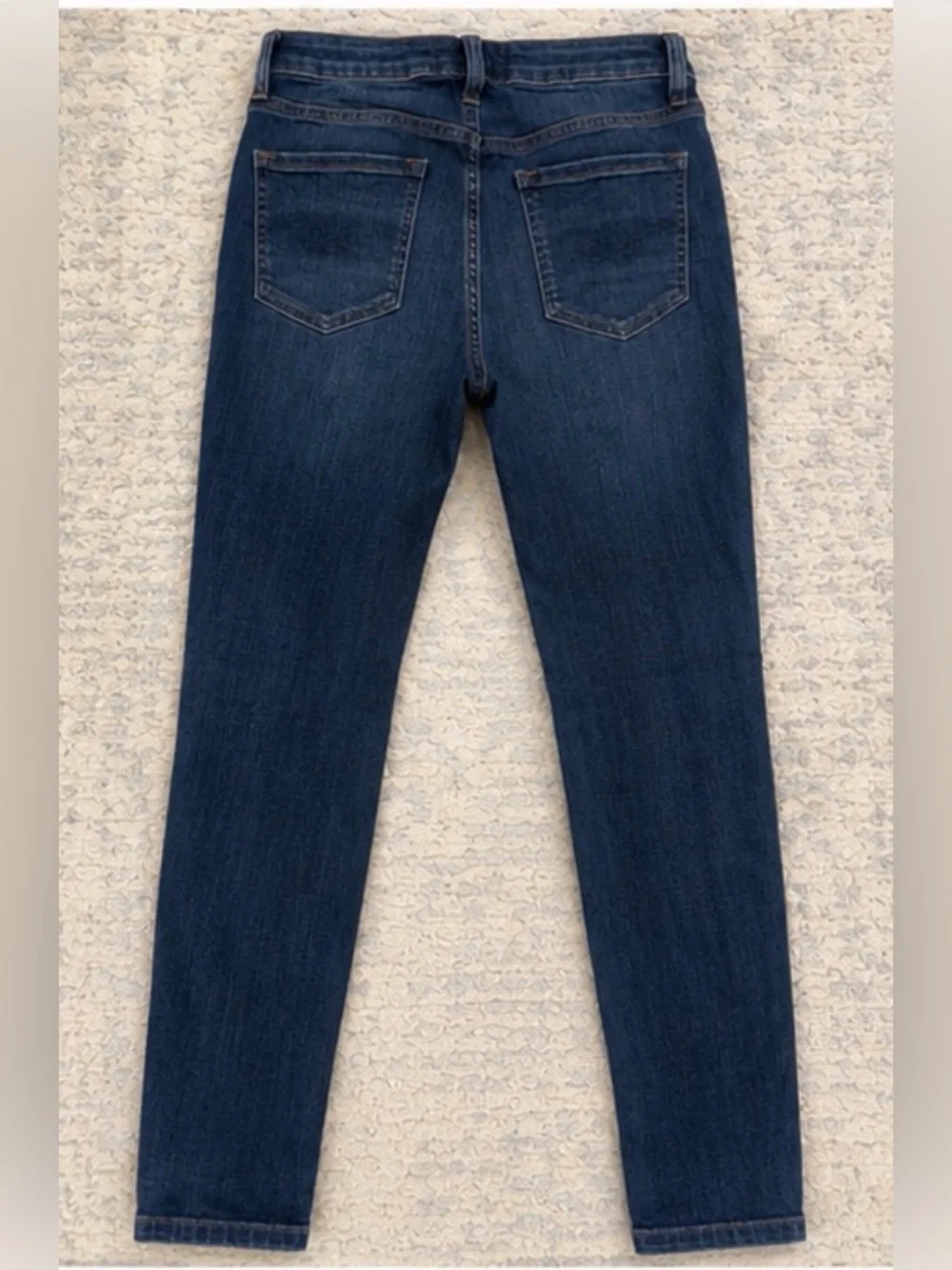 Harper Heritage NWOT High Rise Button Fly Skinny Jeans Dark Wash Size 27 - Picture 3 of 4